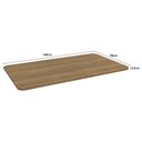 Ver imagem 6 de Mesa P/ Cozinha Loire C/ Tampo 1.60cm Niquel/nogueira - Kappesberg