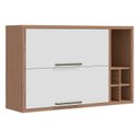 Ver imagem 2 de Armário Aéreo de Cozinha 120cm com 2 Portas Basculantes 100% MDF Vicenza