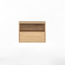 Ver imagem 1 de Mesa de Cabeceira Har Suspensa 1 Gaveta 1 Nicho - 45 cm X 36 cm Tauari