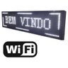 Painel Letreiro Led Digital 200x40 Externo Vermelho Wifi App:220v - 5
