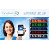 Painel Letreiro Led Digital 200x40 Externo Vermelho Wifi App:220v - 2