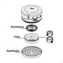 Ver imagem 7 de Chuveiro Branco com Braço 4 Temperaturas Ducha 220v 6800w