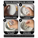Ver imagem 5 de Chuveiro Branco com Braço 4 Temperaturas Ducha 220v 6800w