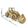Brinquedo Quebra Cabeça 3D Trator Mdf - 4