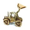 Brinquedo Quebra Cabeça 3D Trator Mdf - 2