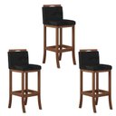 Ver imagem 1 de Conjunto 3 Banquetas Altas em Madeira Maciça Londres CCS