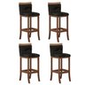 Conjunto 4 Banquetas Alta em Madeira Maciça Paris CCS - 1