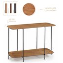 Ver imagem 3 de Aparador René Mmj-nc Nc-amêndoa/preto (metal) 1,20m