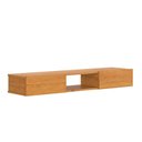 Ver imagem 1 de Nicho Rack Suspenso Sala Quarto 160cm Impacto 1.6 Patrimar Cinamomo