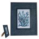 Ver imagem 1 de Porta Retrato MDF Foto 13x18cm Azul Flor Arte