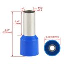 Ver imagem 2 de Terminal Tubular Ilhós Conector 16mm Pré Isolado 1100 Pçs