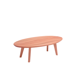 Mesa de Centro Madeira Maciça 60cm X120cm Vertice Ecograndis Natural