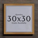Ver imagem 5 de Kit 3 Unidades Moldura 30x30 Quadro com Acetato