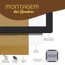 Ver imagem 7 de Kit 3 Unidades Moldura 30x30 Quadro com Acetato