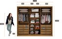 Ver imagem 6 de Guarda-Roupa Himalaia sem Espelho Cumaru Novo Horizonte