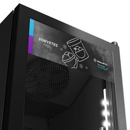 Freezer Vertical Sorvetes Frost Free -18 a -22ºc Slim 204/337l Vf28 All Black 220v - Metalfrio - 5 Freezer Vertical Sorvetes Frost Free -18 a -22ºc Slim 204/337l Vf28 All Black 220v - Metalfrio - 5