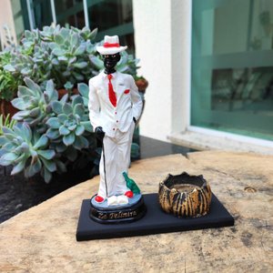 Zé Pelintra Bengala Porta Vela 15 Cm