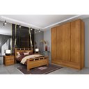 Ver imagem 2 de Guarda Roupa Solteiro 4 Portas 5 Gavetas Stillus 