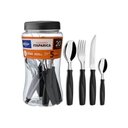 Ver imagem 2 de Faqueiro Brinox 20 Peças Preto Itaparica - 6000717 Preto