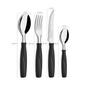 Faqueiro Brinox 20 Peças Preto Itaparica - 6000717 Preto