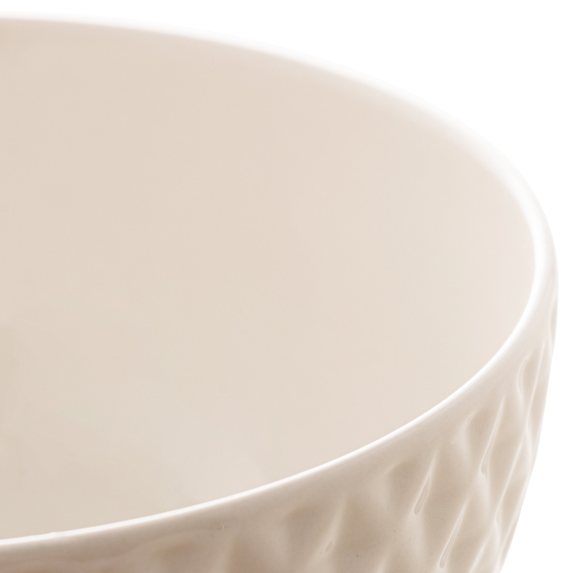 Bowl New Bone Diamond de porcelana Branco - 15x7,5 cm - 3