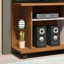 Ver imagem 3 de Rack Bancada Cássia para Sala de Estar/ Escritório Cinamomo/ Off White