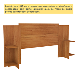 Cabeceira Box Casal Painel Ajustável Arizona   - 3