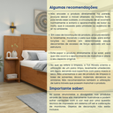 Ver mais imagens de Cabeceira Box Casal Painel Ajustável Arizona  