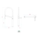 Ver imagem 2 de Torneira de Mesa para Cozinha 1189 Colore Black Matte - Deca