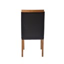 Ver imagem 7 de Cadeira Decorativa Sala de Jantar Luxo Analice Facto Preto - Mozzelar