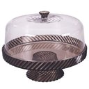 Ver imagem 1 de Boleira de Plástico Com Pé Cristal Twist Plasutil ref.15511