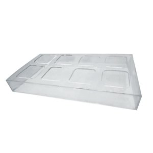 DISPLAY EXPOSITOR CONDIMENTADORA EM ACRÍLICO PARA 8 CUBAS 1/6 SpaceBuy 51014