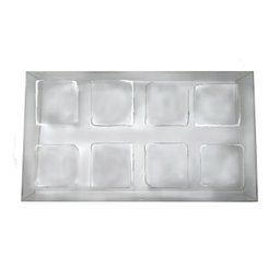 DISPLAY EXPOSITOR CONDIMENTADORA EM ACRÍLICO PARA 8 CUBAS 1/6 SpaceBuy 51014 - 2