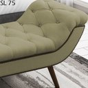 Ver imagem 5 de Puff Recamier 160 cm Pes Palito Venez Linho SL 75 Peer