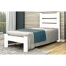 Cama Solteirão Berlim De Madeira Angelim Branco - 1