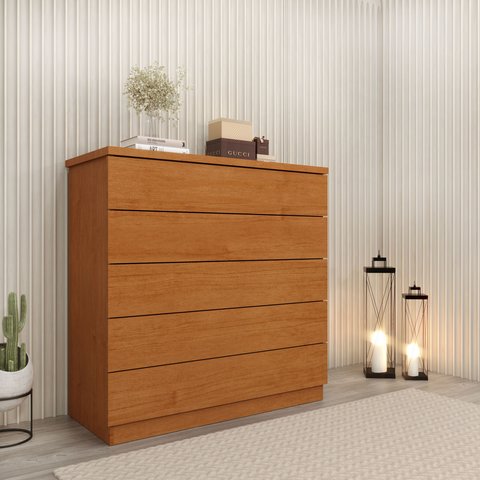 Cômoda 5 Gavetas 86cm Premium  