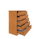 Ver imagem 5 de Cômoda 5 Gavetas 86cm Premium Bege/Cinamomo