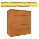 Ver imagem 7 de Cômoda 5 Gavetas 86cm Premium Bege/Cinamomo