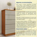 Ver mais imagens de Cômoda 5 Gavetas 86cm Premium