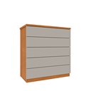 Ver imagem 3 de Cômoda 5 Gavetas 86cm Premium