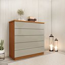 Ver imagem 2 de Cômoda 5 Gavetas 86cm Premium