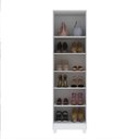 Ver imagem 6 de Sapateira 1 Porta Espelhada Gold 100% MDF Branco/Acetinado