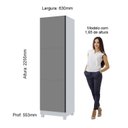 Ver imagem 4 de Sapateira 1 Porta Espelhada Gold 100% MDF Branco/Acetinado