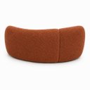 Ver imagem 4 de Sofá Zah 210 cm 3 Lugares Luxo Orgânico Curvo Bouclé Premium:Bouclé Terra Cota
