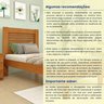Cama Solteiro 100% MDF Safira - 10