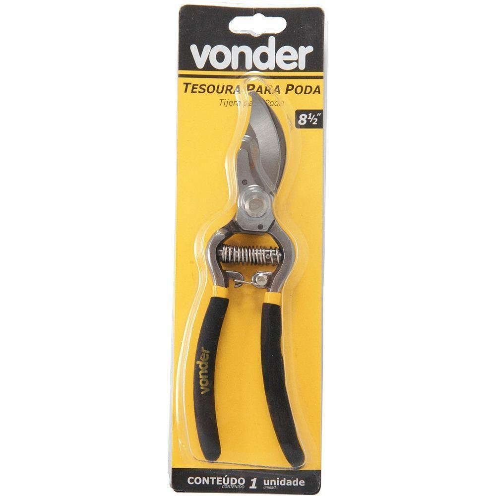 Tesoura para Poda 8.1/2" Aço Forjado - Vonder - 4