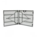 Ver imagem 5 de Mesa Dobrável Tipo Maleta Prática e Durável 180x60cm Branca - Waw Design