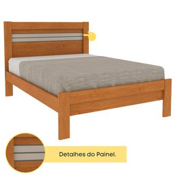 Cama Casal 100% MDF Safira - 11