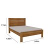 Cama Casal 100% MDF Safira - 15