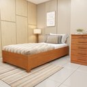 Ver imagem 1 de Cama Solteiro em MDP 94cm x 193cm Mônaco